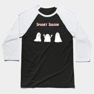 Three ghosts in Spooky Season Baseball T-Shirt